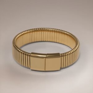 Gold Stretch Band Bracelet